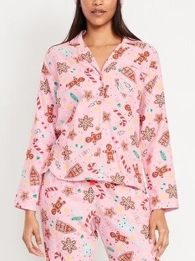 Old Navy Flannel Pajama Set (Candied Ginger)